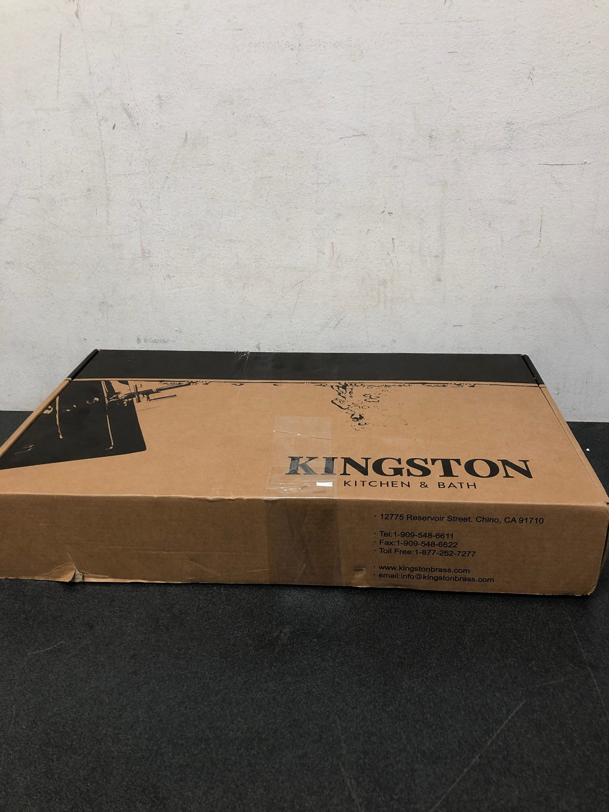 Kingston Brass KS3100RKX Webb 3.8 GPM Wall Mounted Single Hole Pot Filler - Matte Black