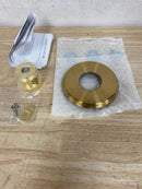 Signature Hardware 497670 Elita Diverter Trim - Less Handle - Brushed Gold