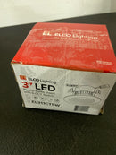 Elco EL311CT5W 3" Integrated LED Baffle Recessed Trim - 710 Lumens 5000 Kelvin - White