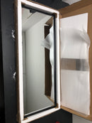 Elegant Lighting MR41436BK Monet 36" x 14" Framed Bathroom Mirror - Black