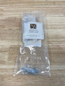 Belwith Keeler B077522-MBBGB Ostia 3 Inch (76 mm) Center to Center Industrial Pub / Bar Style Cabinet Handle / Drawer Pull - Matte Black and Brushed Golden Brass