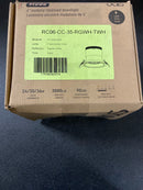 DALS Lighting RC06-CC-35-RGWH-TWH Moda LED Canless Recessed Fixture with 6" Open Trims - 35 Degree Beam Angle and White Trim - White
