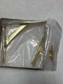 Signature Hardware Brass Shelf Bracket Lacquered