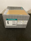 Hansgrohe 15714821 Ecostat Square Thermostatic Valve Trim Only with Integrated Volume Control Diverter for 2 Distinct Functions- Less Rough In - Brushed Nickel