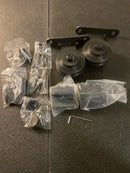 Miseno MBD0305DR2 Top Mount Second Barn Door Mounting Hardware Kit - Black