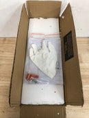 Elegant Lighting LD6004W5BK Mel Single Light 16" Tall Bathroom Sconce - Black