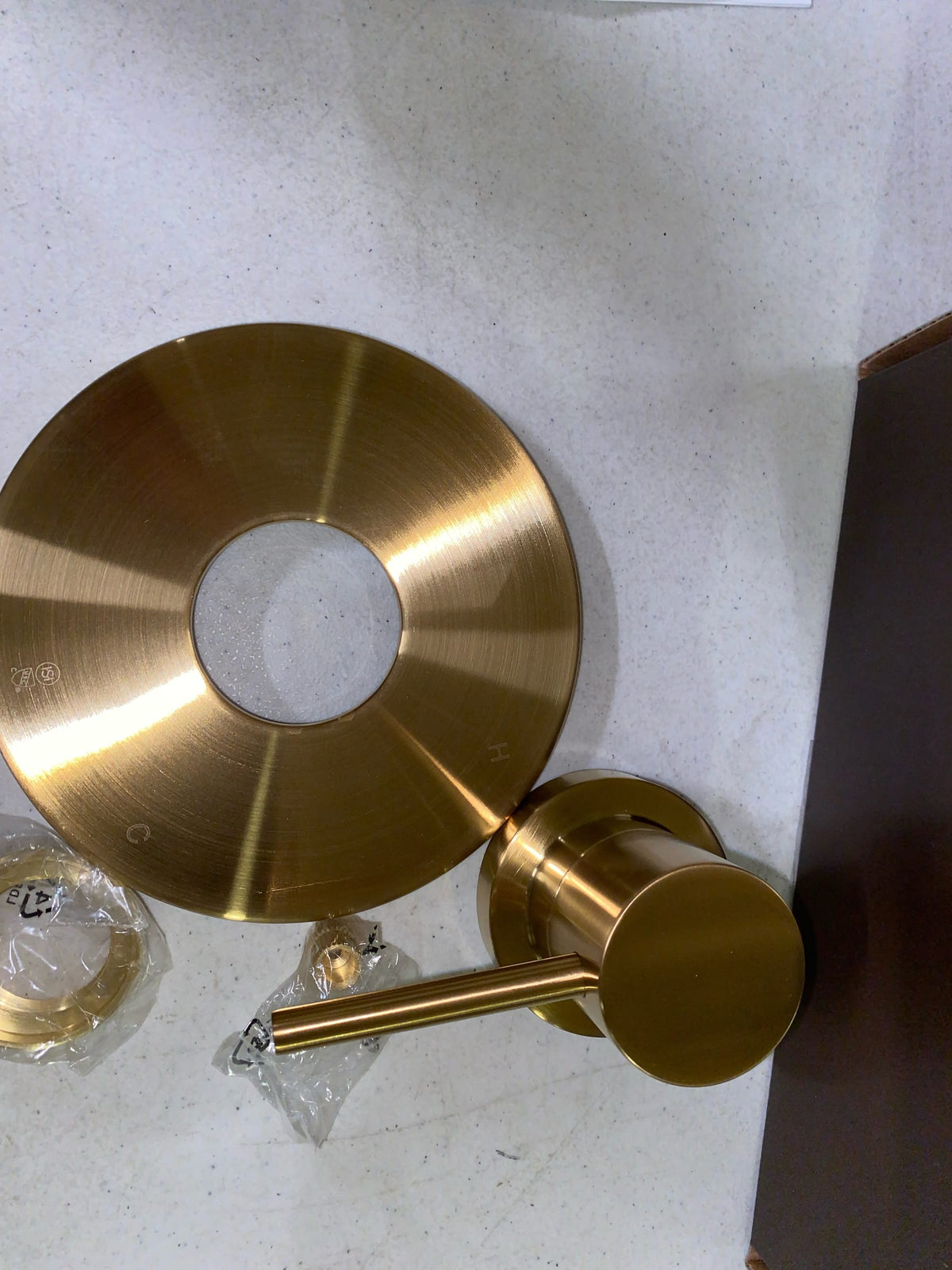 Signature Hardware SHLE8010BG Lexia Pressure Balanced Valve Trim Only - Less Rough-In Valve - Brushed Gold