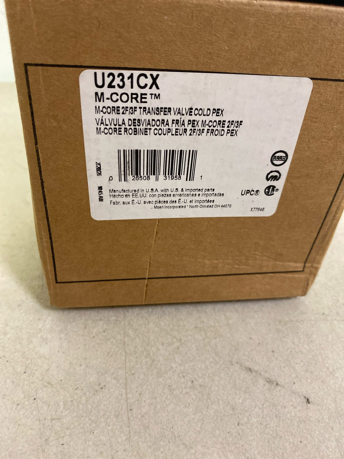 Moen U231CX M-Core 2 or 3 Function 1/2" Cold Expansion PEX Diverter Valve - N/A