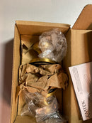 Emtek 8050PUS4 Providence Non-Turning Two-Sided Dummy Door Knob Set with Regular Rose from the Brass Classic Collection - Satin Brass