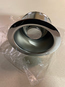 Signature Hardware SH163CP 3-1/2" Brass Kitchen Deep Garbage Disposal Flange and Stopper - Polished Chrome