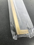 Emtek 86710US4 Warwick 12 Inch Center to Center Handle Cabinet Pull from the Modern Rectangular Collection - Satin Brass