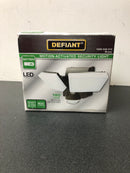 Defiant HB-1880-BZ 180-Degree Bronze Twin Battery Motion Sensor Outdoor Integrated LED Flood Lights with 800 Lumens