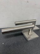 Emtek S300ST-SS Stuttgart Reversible Non-Turning Two-Sided Dummy Door Lever Set from the Stainless Steel Collection - Brushed Stainless Steel