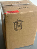 RUZINIU Outdoor Light Fixtures Wall Mount Porch Light Fixture with Ripple Glass Shades for Patio, Front Door, Yard, Hallway, Garage, 12" H