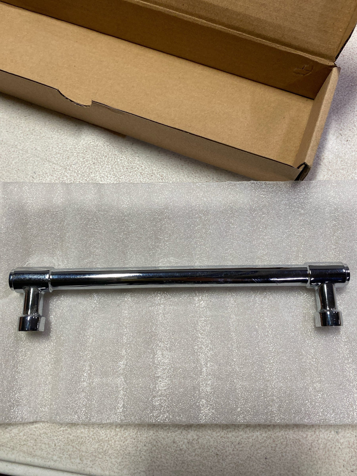 Emtek 86689US14 Jasper 6 Inch Center to Center Bar Cabinet Pull from the Industrial Modern Collection - Polished Nickel