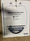 Kohler 26802-96 Impro Round Ready Latch Quiet-Close Toilet Seat in Biscuit