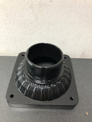 Quoizel PM9300K 6" Square Pier Mount Base - Mystic Black