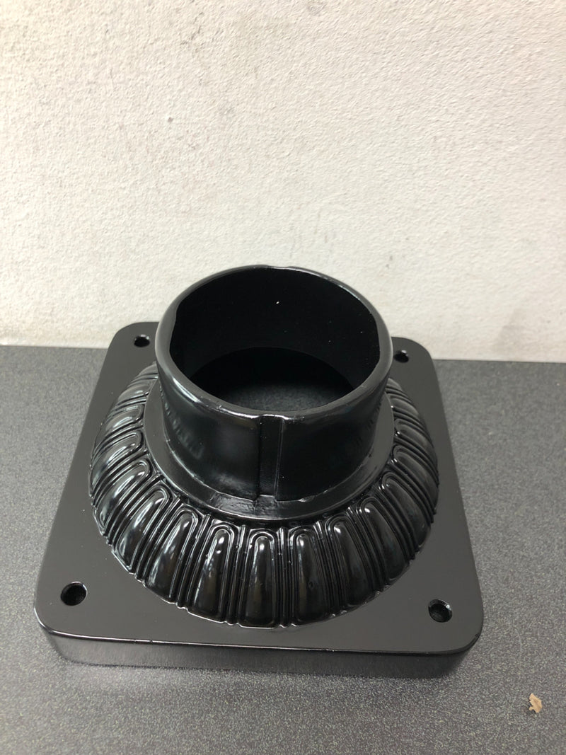 Quoizel PM9300K 6" Square Pier Mount Base - Mystic Black