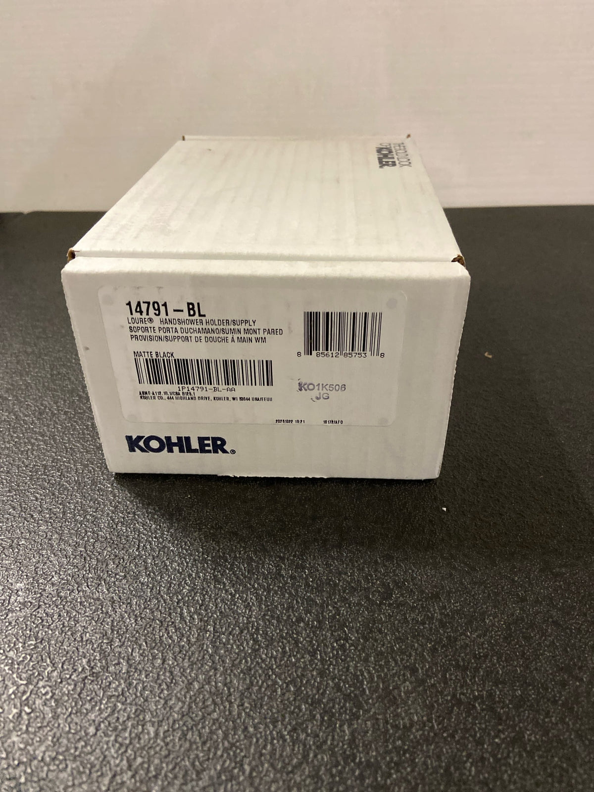 KOHLER Loure wall-mount handshower holder with supply elbow
