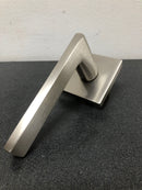 Emtek 510HLOUS15 Helios Brass Modern Passage Door Lever Set from the Contemporary Collection - Satin Nickel