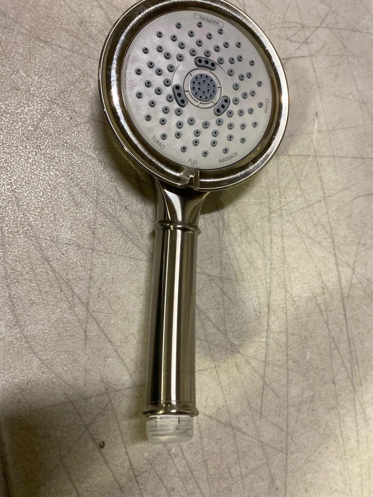 hansgrohe Croma 100 Classic Low Flow 5-inch Handheld Shower Head Classic 3 Full, Pulsating Massage, Intense Turbo 04753820