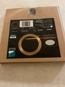 Eglo 204066 Trago 7" Wide Steel Magnetic Trim Ring - Brushed Gold