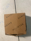 Baldwin 8297050 Satin Brass and Black Lock Cylinder Collar