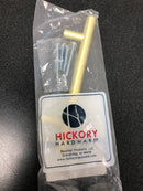 Hickory Hardware HH075594-RLB Contemporary 3-3/4" (96mm) Center to Center Round Bar Cabinet Handle / Round Bar Drawer Pull - Royal Brass