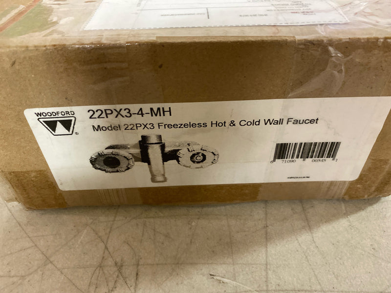 Woodford 22PX3-4-MH Horizontal Freezeless Faucet Provides Hot And Cold Water