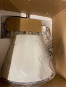 Z-Lite 726P-MW+HBR Z-Studio 13" Wide Pendant - Matte White / Heritage Brass