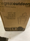 The great outdoors by minka lavery 72171-189 Irvington Manor 1-Light Chelsea Bronze Outdoor Wall Lantern Sconce
