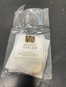 Belwith Keeler B076139-BGB Trellis 3" Center to Center Designer Scalloped Cabinet Handle / Drawer Pull - Brushed Golden Brass