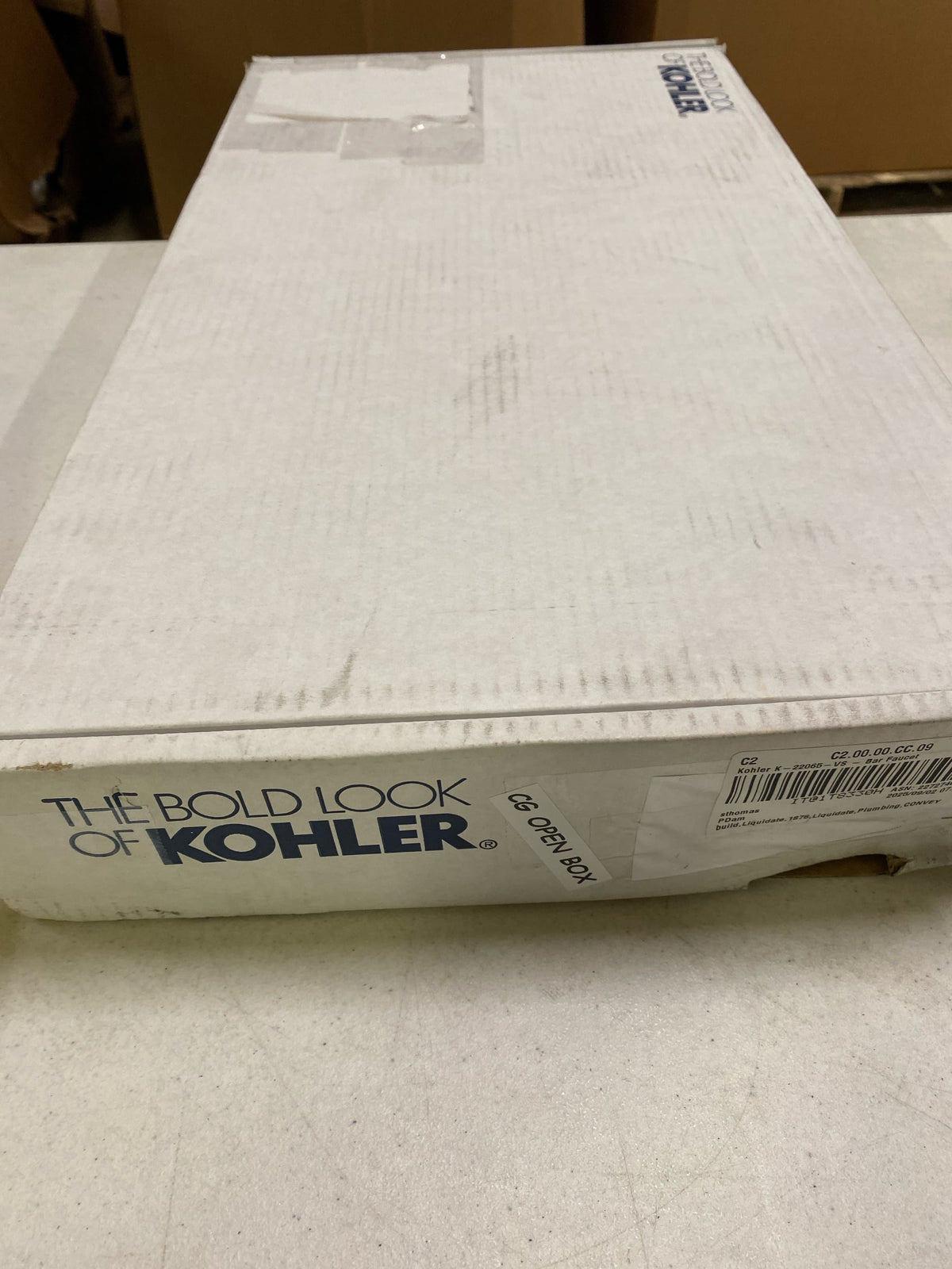 Kohler K-22065-VS Graze 1.5 GPM Single Hole Bar Faucet - Vibrant Stainless