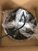 Lnc A01910 Modern Industrial 1-Light Black Pendant with 10.2 in. W Clear Glass Shade Metal Wire Cage Shade Barn Ceiling Chandelier