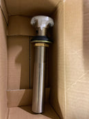 Kohler K-25322-CP Bathroom sink clicker drain with overflow, Polished Chrome