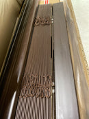 Home decorators collection 10793478401123 Espresso Cordless Premium Faux Wood Blinds with 2.5 in. Slats - 20.5 in. W x 64 in. L (Actual Size 20 in. W x 64 in. L)
