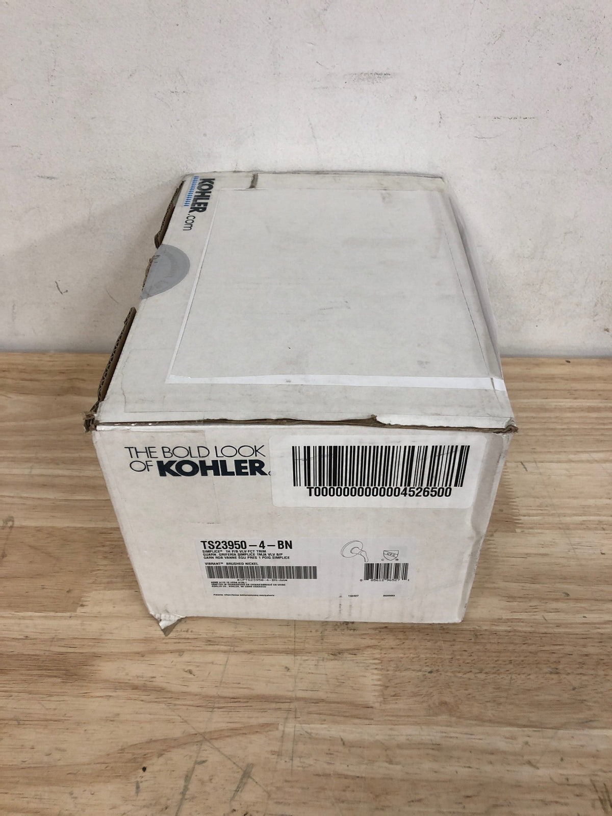 Kohler K-TS23950-4-BN Simplice Pressure Balanced Valve Trim Only with Single Lever Handle - Less Rough In - Vibrant Brushed Nickel