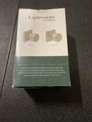 Expressions by Emtek EE3210PG-SN Page Privacy Door Knob Set with Square Rose - Satin Nickel