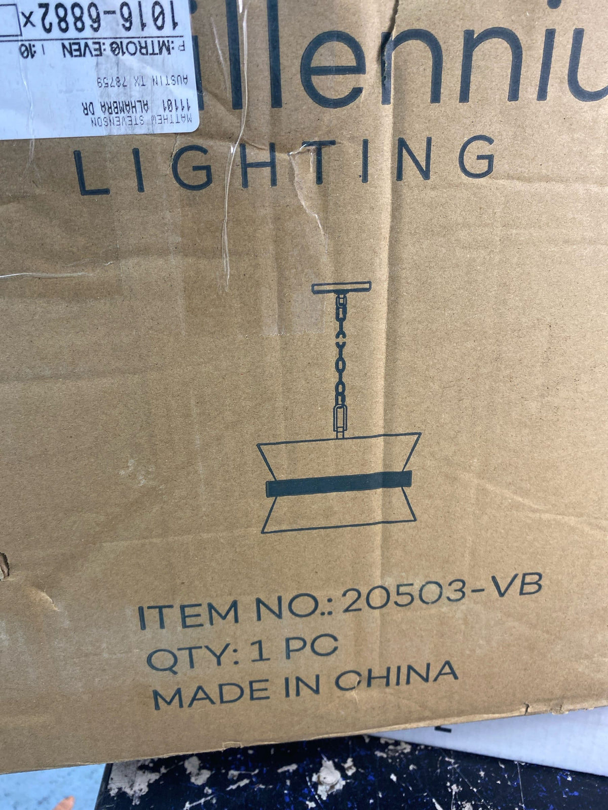 Millennium Lighting 20503-VB Kimbry 3 Light 16" Wide Pendant - Vintage Brass