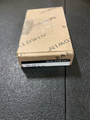 Baldwin 1040076I 4" Wide Plain Bearing Square Corner Mortise Door Hinge from the Estate Collection - Single Hinge - Graphite Nickel