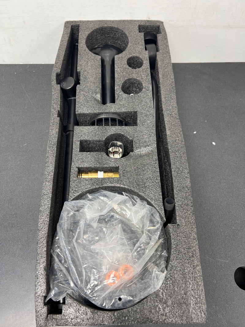 Proox PRAE103ORB 5-Spray 8 in. Round Shower System Kit with Hand Shower and Adjustable Slide Bar Soap Dish in Oil Rubbed Bronze