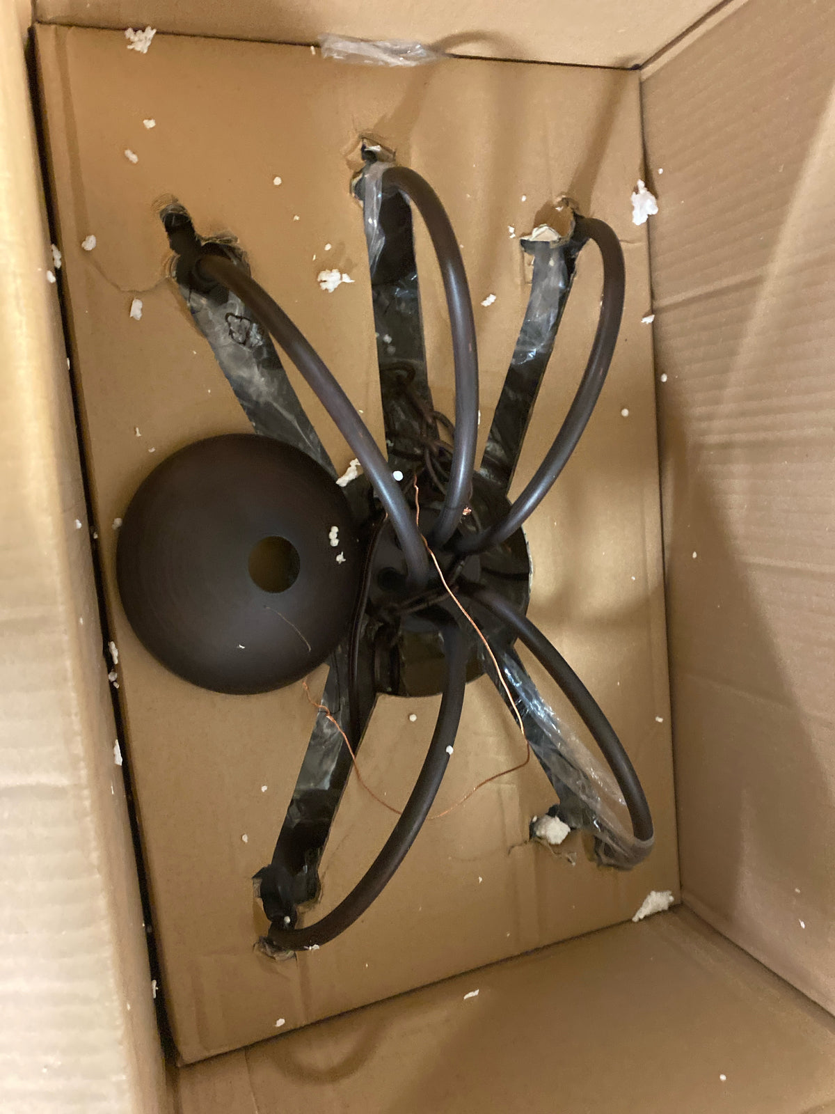 Trans Globe Lighting 9015 ROB Indoor Candle 19" Chandelier, Oil-Rubbed Bronze