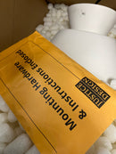 Justice Design Group CER-6420-BIS-MBLK-BKCD Radiance 11" Wide Pendant with Ceramic Shade - Matte Black