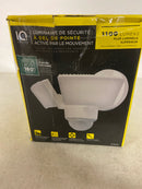 Unbranded LM-1811-WH LM-1811-WH, 75-Watt, 1100 Lumens, 180-Degree, White, Motion Sensing Dusk to Dawn, Integrated LED, Flood Light, Each
