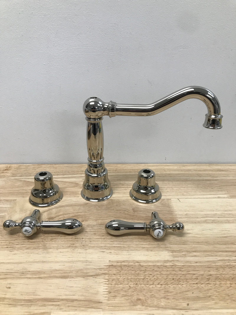 Rohl AC107LM-PN-2 Arcana 1.2 GPM Widespread Bathroom Faucet with Pop-Up Drain Assembly - Polished Nickel