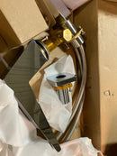 ALFI brand AB2464-PC Polished Chrome Deck Mounted 3 Hole Tub Filler & Shower, Silver