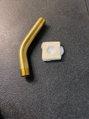 Kohler K-20005-2MB Honesty Shower Arm and Flange - Vibrant Brushed Moderne Brass