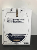 KOHLER Quiet Close Reveal Biscuit Round Toilet Seat