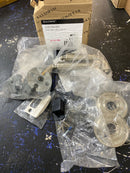 Baldwin 5125056PRIV 5125 Privacy Door Lever Set with 5048 Rose from the Estate Collection - Lifetime Satin Nickel