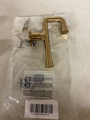 Belwith Keeler B077954CBZ Urbane 1-3/4" Wide Modern Industrial Pipe Bath Robe Towel Hook - Champagne Bronze